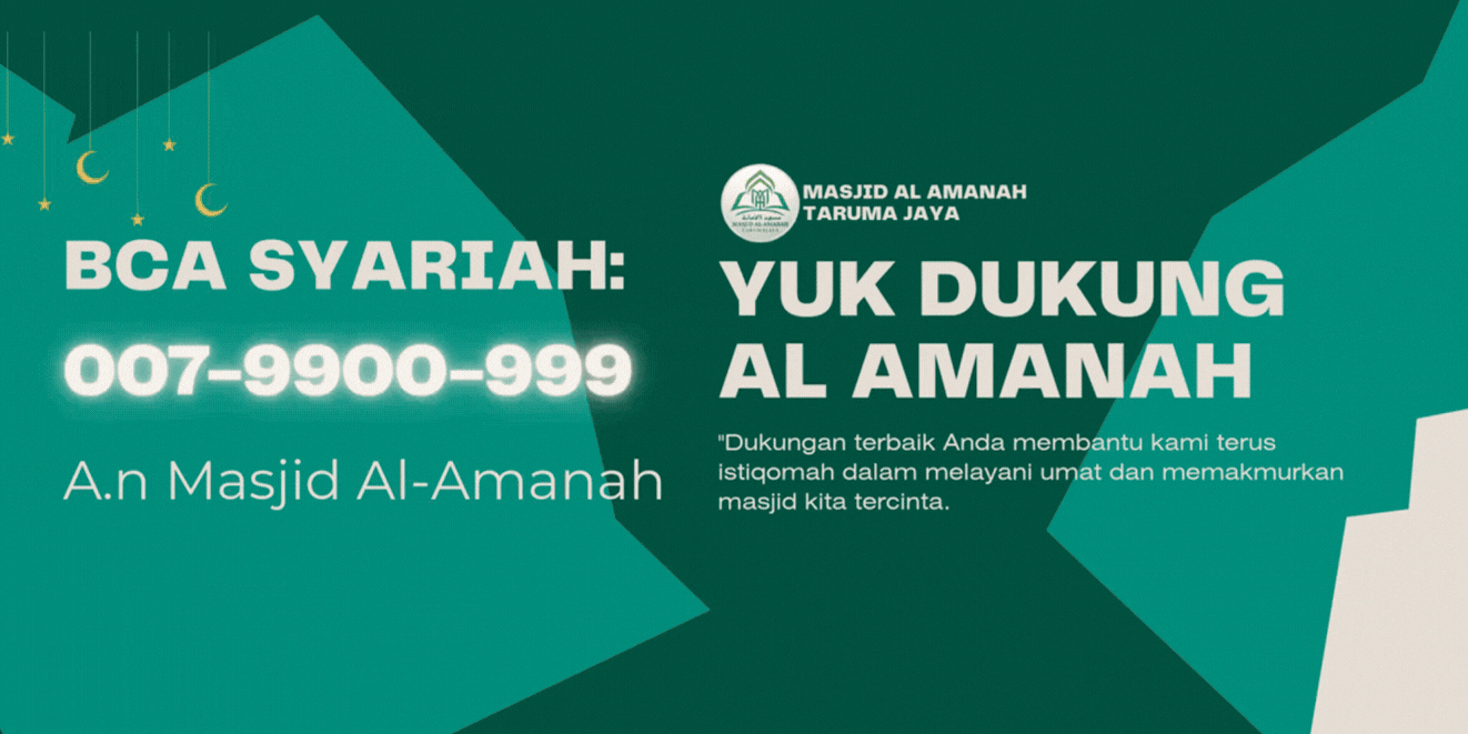 Infaq Masjid Al Amanah Biru