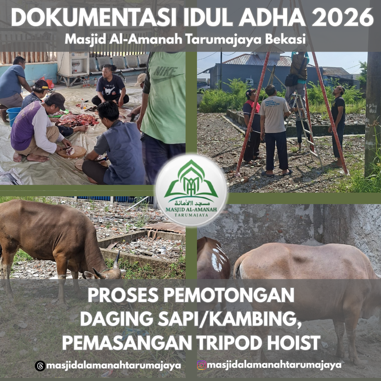 Dokumentasi Penyaluran Qurban Idul Adha 1447 H